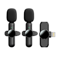 Miniatyrbillede 1 af 5: Live Lavalier Mikrofon Dobbelt Mikrofon 8 Pin Interface
