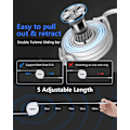 Miniatyrbillede 3 af 5: Optrækkeligt Telefon iwatch Opladerkabel, Opgraderet Multi 3 i 1 USB-oplader til Apple Watch Oplader+Lightning + Type C Kompatibel med iWatch