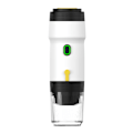 Pikkukuva 1 / 5: Kannettava kahvinkeitin, 60 ml espressokahvinkeitin kahvikapseleille/jauheelle, valkoinen