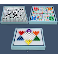 Pikkukuva 1 / 5: Checker Flying Chess Backgammon Monikäyttöiset shakkipelilelut