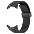 Miniatyrbild 1 av 5: För Pixel Watch 2 Flexibelt silikonarmband Justerbart magnetiskt armband Black