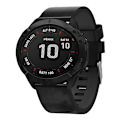 Miniatyrbillede 1 af 5: Til Garmin Fenix ​​6x 26mm læder stålspænde urbånd ZJJ Black