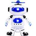 Miniatyrbilde 1 av 3: Leketøy Gå Dancing Robot Leker For Barn - 360 Body Spinning Robot Leke med LED-lys som blinker og musikk Smart Interaktiv Elektronisk Sang, Til