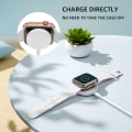 Pikkukuva 3 / 4: 3 kpl yhteensopivaa Apple Watch -kuoren kanssa 38 mm, pehmeä HD-tarkkuuden näytönsuoja iWatch-sarjalle 3/2/1 38 mm (3 läpinäkyvää) Black/Rose Gold/Clear  41mm