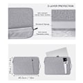 Miniatyrbillede 4 af 5: Laptop Sleeve 16 Tommer Laptop Taske Cover Sort