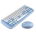 Pikkukuva 1 / 2: Mofii Wireless Mini Candy Keyboard Mouse Combo Set Mix Color 2,4g Blue
