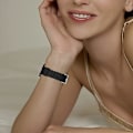 Miniatyrbilde 5 av 5: Smartwatch-reim for håndleddet til Apple Watch Series 9/8/7 41mm/6/5/4/SE (2023)/SE(2022)/SE 40mm/3/2/1 Black H Apple Watch Series 9 4