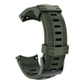 Pikkukuva 1 / 5: 24 mm pehmeä silikoniranneke Suunto7 9 Baro -rannekkeen vaihtoon, rannekoru Suunto D5 Suunto 7 Sport -älykellolle Army Green [Black Button]