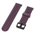 Miniatyrbilde 3 av 5: For Garmin Forerunner 945/ 935 Erstatningsarmbånd Stålspenne Teksturert Silikonurrem Dark Purple