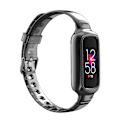 Miniatyrbild 1 av 4: Ersättning mjuk TPU-klockarmband justerbart handledsband för Fitbit Luxe Grey C Other Smartwatch Model