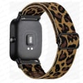 Miniatyrbild 1 av 5: 20mm/22mm Armband för Amazfit Gts 4/2e/3/gts2 Mini/gtr 4/3/pro/gtr2/47mm/stratos Nylon Elastiskt Klockarmband Amazfit Bip Armband brown cheetah 20mm