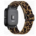 Miniatyrbillede 1 af 5: 20 mm/22 mm bånd til Amazfit Gts 4//2/2e/3/gts2 Mini/gtr 4/3/pro/gtr2/47 mm/stratos Nylon elastisk urarmbånd Amazfit bipstrop 20mm brown cheetah