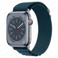 Miniatyrbild 1 av 5: Alpine Loop Band För Apple Watch Rem 49mm 44mm 40mm 45mm 41mm 42mm 38mm 38 40 44 45 Mm Armband Iwatch Ultra Series 7 6 3 Se 8 42 44 45 49mm blackish green