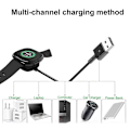 Miniatyrbild 3 av 4: Versa 3 / Sense Smart Watch Laddarkabel Kompatibel med Fitbit Sense & Fitbit Versa 3 Laddning av USB -sladd Tillbehör för Fitbit Versa 3/s 1 Pack