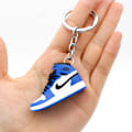 Miniatyrbild 1 av 5: Skor Modell Nyckelring Väska hängsmycke 3d tredimensionella mini basketskor - plittle lightning