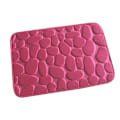 Miniatyrbild 1 av 5: Badrumsmatta Halkfria mattor i handfat Badkar Sidogolv Matta Duschrum Dörrmatta Memory Foam Pad Kullersten präglad pink 50*80cm