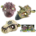 Pikkukuva 3 / 5: Dragon Dinosaur Mask Jurassic Tyrannosaurus Rex Halloween Snake Open Suu Lateksi Halloween Cosplay C