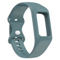 Miniatyrbillede 2 af 5: Integrer silikoneurrem til Fitbit Charge 6/5/4/3, urrem med etui Blue