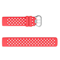 Pikkukuva 3 / 4: For Fitbit Charge 3 / 4 Ontto Neliö Silikonihihna Red
