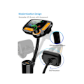 Pikkukuva 2 / 5: Bluetooth FM-lähetin autoadapteri tukee langatonta handsfree-puhelua ja MP3/äänimusiikin toistoa sovelluksella, 1 värinäyttö