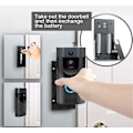 Miniatyrbillede 5 af 5: WiFi Dørklokke Kamera Vandtæt Video Dørklokke Kamera Smart IP Video Intercom Dørklokke (sort)