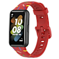 Pikkukuva 4 / 5: Huawei Band 7:lle suunniteltu silikoniranneke Red, Red C Huawei Band 7