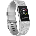 Miniatyrbild 1 av 5: Ersättningsband som är kompatibla för Fitbit Charge 2, Classic & Special Edition justerbara sportarmband Small Metal-Silver