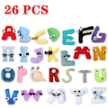 Pikkukuva 1 / 5: Alphabet Lore Pehmolelut 0-9 Numeroeläimet Pehmolelut Numerolohkonukke lapsille Lapsille Joululahja RBW 26 PCS A-Z