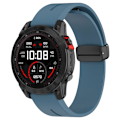 Miniatyrbillede 4 af 5: Sort spænde 22mm silikone urrem til Garmin Fenix 7/forerunner 965/955/945/935 Blue