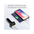 Pikkukuva 2 / 2: Bluetooth 5.0 autolaturi LED-digitaalinäytöllä, langaton FM-lähetin, tukee kahta USB-ulostuloa, U-levy/SD