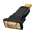 Pikkukuva 1 / 3: USB -sovitin piirisarjalla, USB -sarjamuunnin, joka on yhteensopiva Windows 10, 8.1, 8, 7, Vista, Xp, 2000, Linuxin ja Mac Os X 10.6:n ja uudempien kanssa USB male to DB9 male