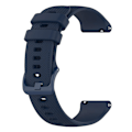 Miniatyrbilde 1 av 4: For Xiaomi Haylou Solar LS01/ID205/Willful SW021 Universal Grid Texture Replacement Ocean blue, Navy Blue J Other Smartwatch Model