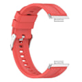 Miniatyrbilde 4 av 5: For Huawei Watch Fit 2 Hurtigutløselig Klokkearmbånd Silikon Håndleddsbånd Sportsklokke 20mm Klokkebånd Red, Red F Huawei Watch Fit 2