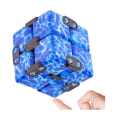 Miniatyrbilde 1 av 5: Infinity Cube, ny oppgradert Mini Infinity Cube Fidget Toy, Smooth Turn og Fast Play Infinite Cube for voksne/barn (blå)