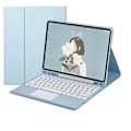 Miniatyrbild 1 av 2: Bluetooth tangentbord med case för Ipad Air 4 10,9 " Blue