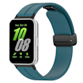 Miniatyrbild 5 av 5: Ersättning för Samsung Galaxy Fit3 SM-R390 Silikonarmband med vikspänne Midnight Green