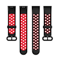 Miniatyrbillede 3 af 5: Dual-Color Hollow Silicone Watchband Rem til Xiaomi Redmi Watch 2 C Other Xiaomi Models