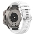 Miniatyrbillede 1 af 5: Silikoneurrem til Garmin MARQ/Approach S62/S60, udskiftningsurrem med honeycomb-tekstur White