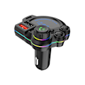 Pikkukuva 1 / 4: Bluetooth 5.3 Qc3.0 Fm Lähetin Ja Pd20W, Tf-kortti Ja Usb-levy, Led-näyttö (Musta)