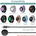 Miniatyrbillede 1 af 4: Oplader til Samsung Galaxy Watch 6/6 Classic/5/5 Pro, Galaxy Watch 4/3/Active 2/Active opladningskabel med aluminiumscover (USB-C)