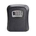 Miniatyrbillede 1 af 3: Key Lock Box 4 Position Kombination Vægmonteret Nøgle Sikker Sikker Opbevaringsboks black