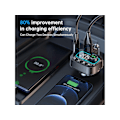 Miniatyrbillede 3 af 4: PD30W & 12W Bluetooth 5.3 Biladapter, Håndfri, Dyb Bas, Hurtig Opladning (Sort)