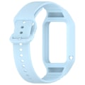 Miniatyrbillede 3 af 5: Justerbar urrem i blød silikone til Xiaomi Smart Band 8 Pro Baby Blue