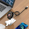 Miniatyrbillede 2 af 5: Trådløs oplader dock ladestation til Versa3 Versa4 Sense Sense2 ur Silver