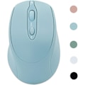 Miniatyrbillede 1 af 5: Bluetooth 5.2 & 2.4G Bærbar Optisk Mus Med USB-modtager, 3 Justerbare Dpi (Blå)