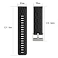 Miniatyrbilde 4 av 5: Silikonrem egnet for Suunto D5/7/9/9 Baro /Spartan Sport/Spartan Sport Wrist HR White
