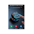 Pikkukuva 4 / 4: Bluetooth 5.3 FM-lähetin autoadapteri - Bluetooth FM-lähetin auton radiovastaanottimelle handsfree-puheluita varten