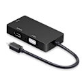 Miniatyrbilde 2 av 4: Mini DP til VGA/HDMI/DVI Adapter Svart