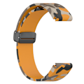 Miniatyrbilde 5 av 5: Svart spenne 22mm kamuflasje armbåndsurrem for Garmin Fenix 7/ Forerunner 965/955/945/935 Camo Yellow