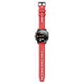 Miniatyrbillede 5 af 5: KALEBOLKLB-TXGJ-001 Til Garmin Fenix 7S / 7S Pro 20mm Silikone Urrem Trapezformede Huller Red